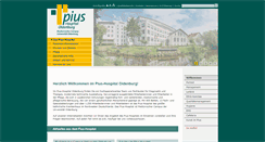 Desktop Screenshot of pius-hospital.de